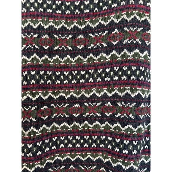 Vintage Bugle Boy Earth Tone Grandapa Pullover Sweater - Picture 8 of 9